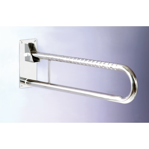 Doble Barra Abatible Acero Inoxidable 70 cm.